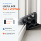 🔥1 kopen, 1 gratis🚪Deurstopper voor schuiframen & balkondeuren – beperkt openingshoek, voorkomt harde stoten & beschermt kozijnen.✨🛡️