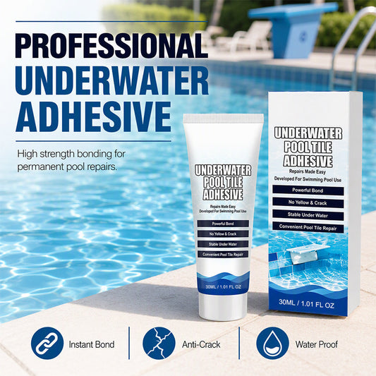 🥳HOT SALE 2026🥳💞MEER DAN 50.000 VERKOCHT! 💧🔧 50% KORTING! Sterke waterbestendige tegellijm voor zwembaden – hecht direct onder water, geen leegloop of professionele hulp nodig. Waterdicht, scheurbestendig en duurzaam. Repareer zwembadtegels snel! 🛡️✅