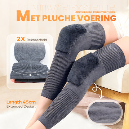 🔥2025 HOT SALE🔥Universele kniebeschermers met verdikte koudebescherming en imitatiebont