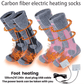 🔥🧦 Koude voeten? Niet meer! Oplaadbare verwarmde sokken met 6000mAh batterij – tot 9 uur warmte. Perfect voor skiën, hiking en koude winters.