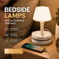 Alles-in-één ontwerp, meerdere functies om aan uw verschillende behoeften te voldoen! - Nachtkastlampen met stopcontacten en USB-poorten