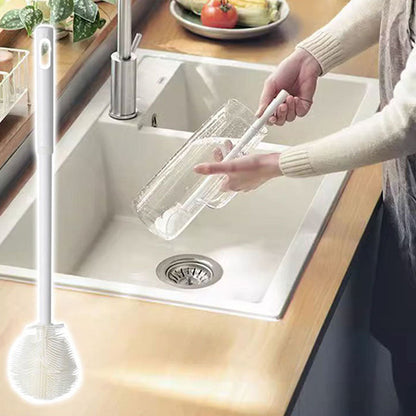 3-in-1 schoonmaakborstel met lange steel