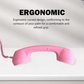 Retro-telefoonhoorn voor smartphone met microfoon
