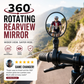 ⏳Tijdelijke Speciale Aanbieding⏰ 360° Draaibare Achteruitkijkspiegel – Helder zicht achter je, geen gedraai van je nek meer nodig. Past op fietsen, e-bikes & motoren. Gereedschapsvrije siliconen bevestiging! 🛡️✨