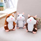 🐹🎄 Spreek tegen deze hamster en hij praat terug! Zacht, grappig en met een bewegend hoofdje – 15 cm. Verkrijgbaar in 3 kleuren en kersteditie!
