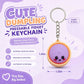 🔥 LAATSTE DAG – 50% KORTING! 🔥 🥟 Schattige Dumpling Knijpbare Fidget Sleutelhanger – met aanraakgevoelig licht ✨