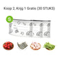 🍗Koop 2 krijg 1 gratis 🥦Herbruikbare aluminiumfolie verzegelbare opbergzakken