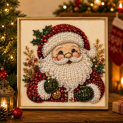 🧘 Ontspannend en geschikt voor beginners – 🎨💎DIY Kerst Parel Kunst Set