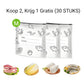 🍗Koop 2 krijg 1 gratis 🥦Herbruikbare aluminiumfolie verzegelbare opbergzakken