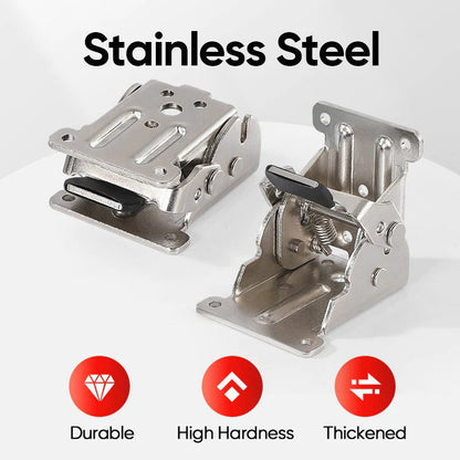 Zwaar uitgevoerde opvouwbare tafelpootbeugels met zelfvergrendelende scharnieren