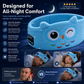 🥳 2026 HOTTE VERKOOP 🥳💞 Meer dan 50.000 verkocht! 🎧😴 Bluetooth-hoofdband voor kinderen – 2-in-1: zachte hoofdband en slaapmasker. Perfect voor reizen of dutjes. 🧸✨