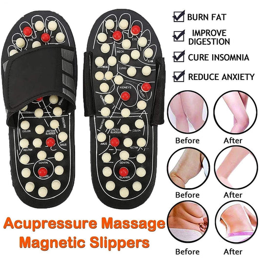 NU 53% KORTING! 🔥Slippers met acupressuur en magneettherapie 🦶🔥
