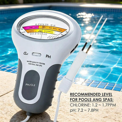 🏊‍♂️🛡️ 58% KORTING! Stop met gokken of je chloor nog werkt! Deze digitale tester meet pH en chloor in één duik – voorkom bacteriën, algen en jeukende huid, en houd je zwembad kristalhelder zonder chemicaliën!