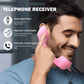 Retro-telefoonhoorn voor smartphone met microfoon