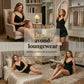 🥳2026 HOT SALE🥳💞 Meer dan 50K+ verkocht! 👗🌸 50% KORTING!  Camisole & shorts pyjama set met kanten afwerking – zachte satijnachtige stof, verstelbare bandjes & V-hals.