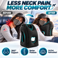 😴 TIJDELIJK 50% KORTING! ✈️ Ergonomisch opblaasbaar reiskussen met uitsparing – PVC met flocklaag, snel op te blazen, inclusief opberghoes ✨