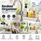 🧽 50% korting! Gootsteen organizer rek – RVS, 4 kg draagkracht & zonder boren aan de kraan te bevestigen. Houd sponzen & zeep binnen handbereik! ✨💪