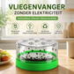 ♻️50% KORTING! Stop met het meppen naar vliegen alsof je een dirigent bent! Deze niet-elektrische vliegenval met eenrichtingstrechter zuigt ze naar binnen en laat ze nooit meer los – overal te plaatsen, veilig voor kids en huisdieren!