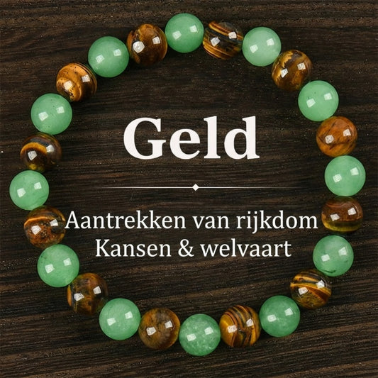 ✨ Geld aantrekkende elastische armband 🍀💰