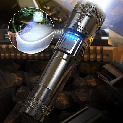 🔦 50% KORTING + KOOP 2, KRIJG 1 GRATIS! Superkrachtige Zaklamp met Zoomfunctie