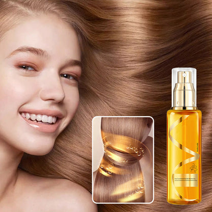 ✨ Lichtgewicht Haarolie Spray 100 ml – Plantaardige Extracten, Diep Hydraterend, Anti-Frizz & Zijdezachte Glans voor Alle Haartypes