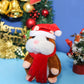 🐹🎄 Spreek tegen deze hamster en hij praat terug! Zacht, grappig en met een bewegend hoofdje – 15 cm. Verkrijgbaar in 3 kleuren en kersteditie!