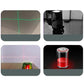 📢📢 50% KORTING!!📐 90° Elektronische Laserwaterpas | Rood/Groen Licht | Zelfnivellerend | Parallelle Lijnen | Draagbaar voor de Bouw