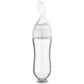🔥 Bestseller 👼 Knijpbare Babyvoedingsfles met Lepel