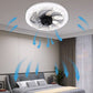 🌞Fris De Lente In Met 55% Korting!💡2-in-1 Dimbare Plafond Ventilatorlamp met Afstandsbediening – Stil, Verstelbaar en Ruimtebesparend