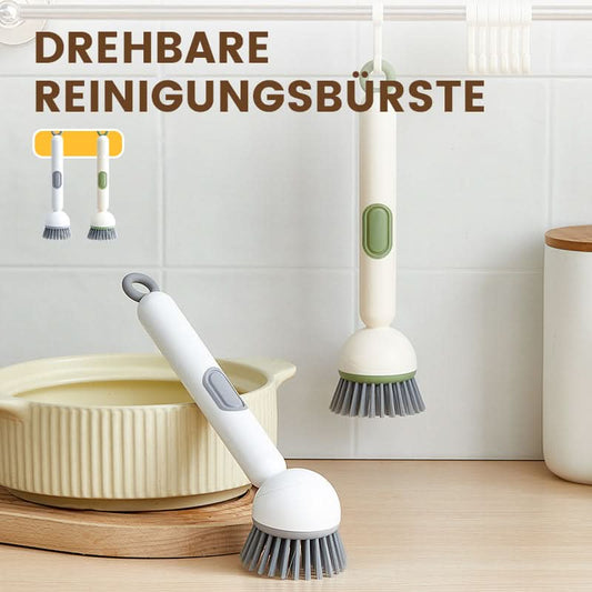 🧽Roterende reinigingsborstel met lange steel voor schalen en potten