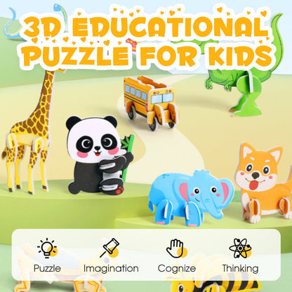 3D Educational Puzzle for Kids