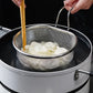 🥣 RVS Zeef met Handgreep – Fijnmazig, Duurzaam & Ideaal Voor Zeven, Afgieten en Bakken ✨