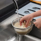 🥣 RVS Zeef met Handgreep – Fijnmazig, Duurzaam & Ideaal Voor Zeven, Afgieten en Bakken ✨