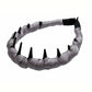 Antislip tandenhoofdband - Zacht omwikkeld voor moeiteloze styling