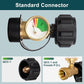 Universele propaantankmeter voor LP-tanks van 5-40 pond | Gasniveau-indicator voor barbecue, verwarming, camper, QCC1-aansluiting