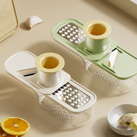 🔥50% korting🔥3-in-1 mandoline-snijder met bakje