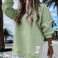 🔥Hot seller🔥 Lange Mouw Pullover met Rits Slit – Casual Sweatshirt Jurk voor Dames