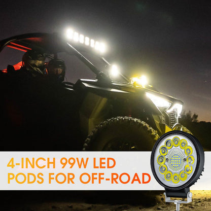 🔥Hot sale🔥4-inch 99W LED-pod voor offroad