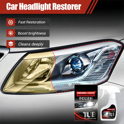 🚗✨ 50% KORTING! Nooit meer gele, doffe koplampen! Deze professionele koplamprenovator met spons herstelt helderheid in minuten en beschermt tegen UV – beter zicht, veiliger rijden, zonder dure garage!