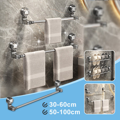 🧖♂️ Verstelbare handdoekhouder — Ruimtebesparend en stijlvol!