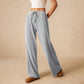 💞Dames casual zachte wijde broek met trekkoord