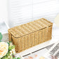 🔥50% korting🔥Handgeweven rotan kabel organizer box met deksel