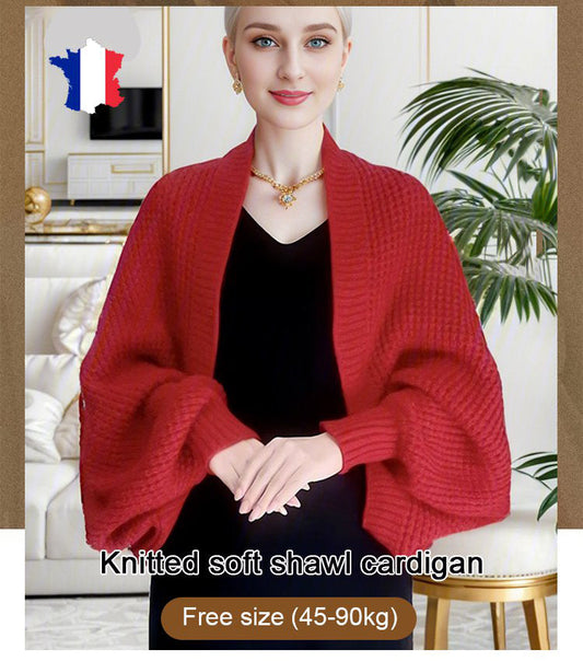 🔥50% korting🔥Ideaal cadeau - Gebreid Zacht Sjaal Vest voor Vrouwen