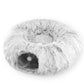 📣60% korting🔥2-in-1 opvouwbare zachte ronde kattentunnelmand voor binnen