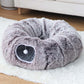 📣60% korting🔥2-in-1 opvouwbare zachte ronde kattentunnelmand voor binnen