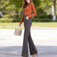 🔥49% korting🔥Dames high waist micro-flared broek