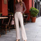 🔥49% korting🔥Dames high waist micro-flared broek