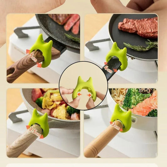 Siliconen potklem lepelhouder