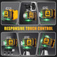 Hightech laserwaterpas ⚡ Variabele frequentiestraal zonder strooiing 🎯 Touchscreen-instelling voor dikkere lijnen, bediening met afstandsbediening, helder scherm – onmisbaar op de bouwplaats 🛠️