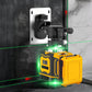 Hightech laserwaterpas ⚡ Variabele frequentiestraal zonder strooiing 🎯 Touchscreen-instelling voor dikkere lijnen, bediening met afstandsbediening, helder scherm – onmisbaar op de bouwplaats 🛠️